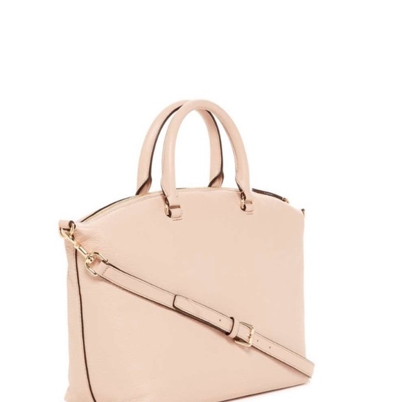 NWT TORY BURCH Friday Satchel Bag in Light Oak - Picture 3 of 13